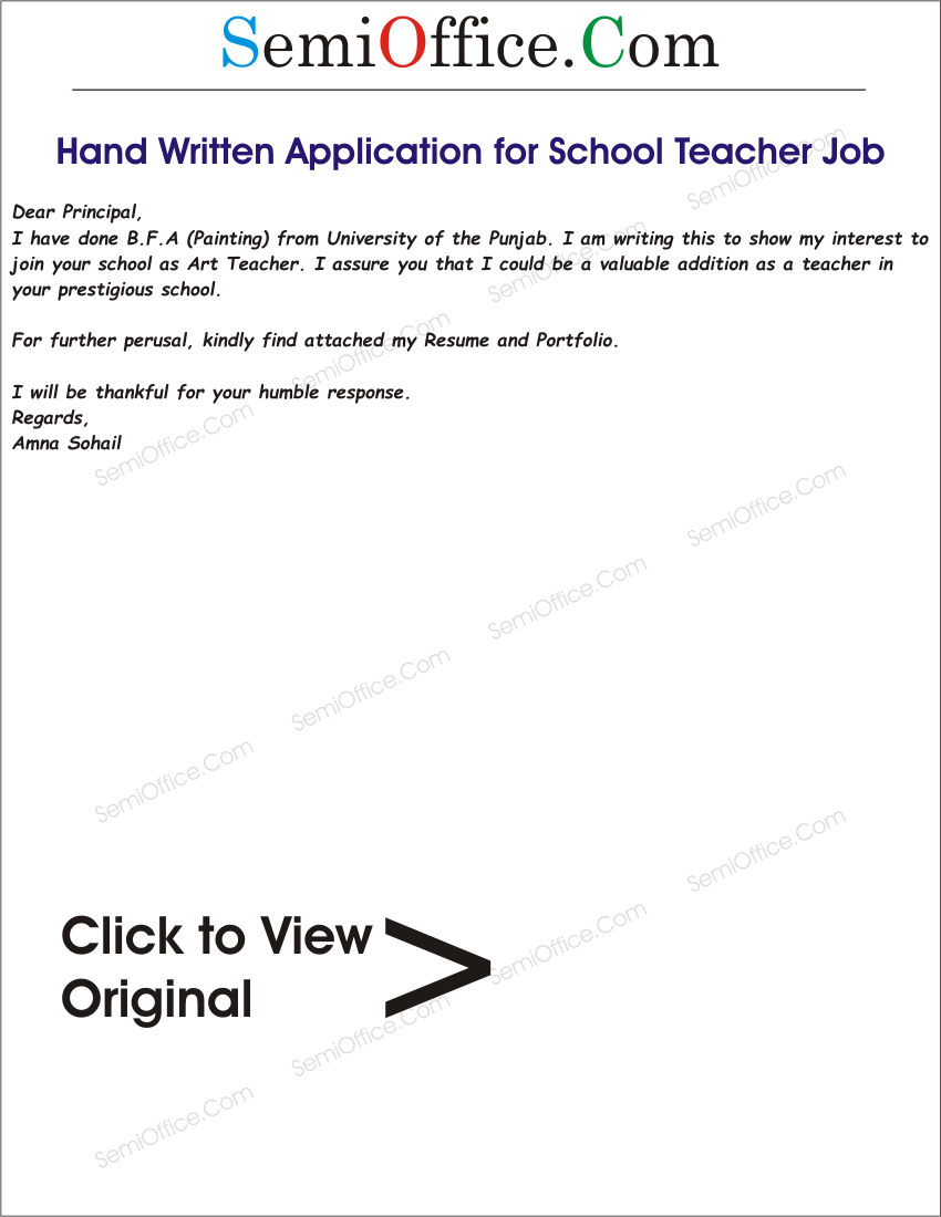 Resume job application teacher
