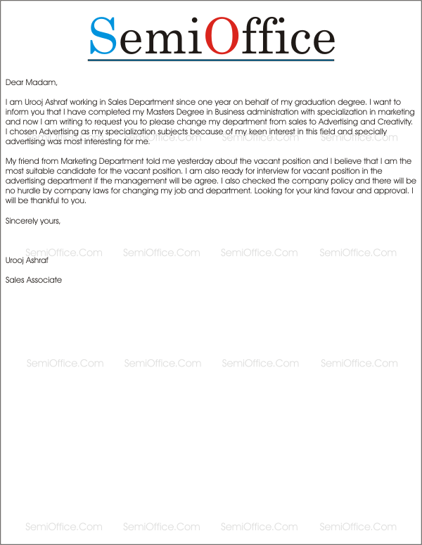 Cover Letter for Career Change for Download