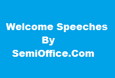 Welcome Speeches