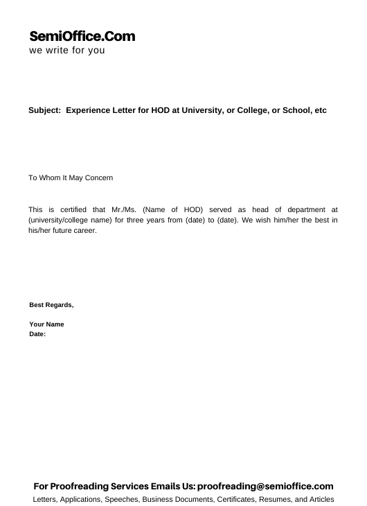 experience-letter-for-head-of-department-hod-at-university