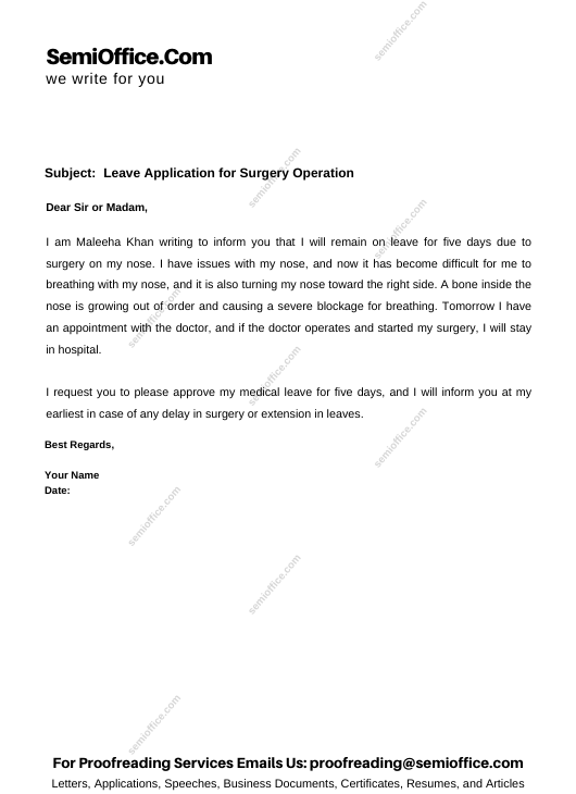 leave-application-for-surgery-operation-semioffice-com