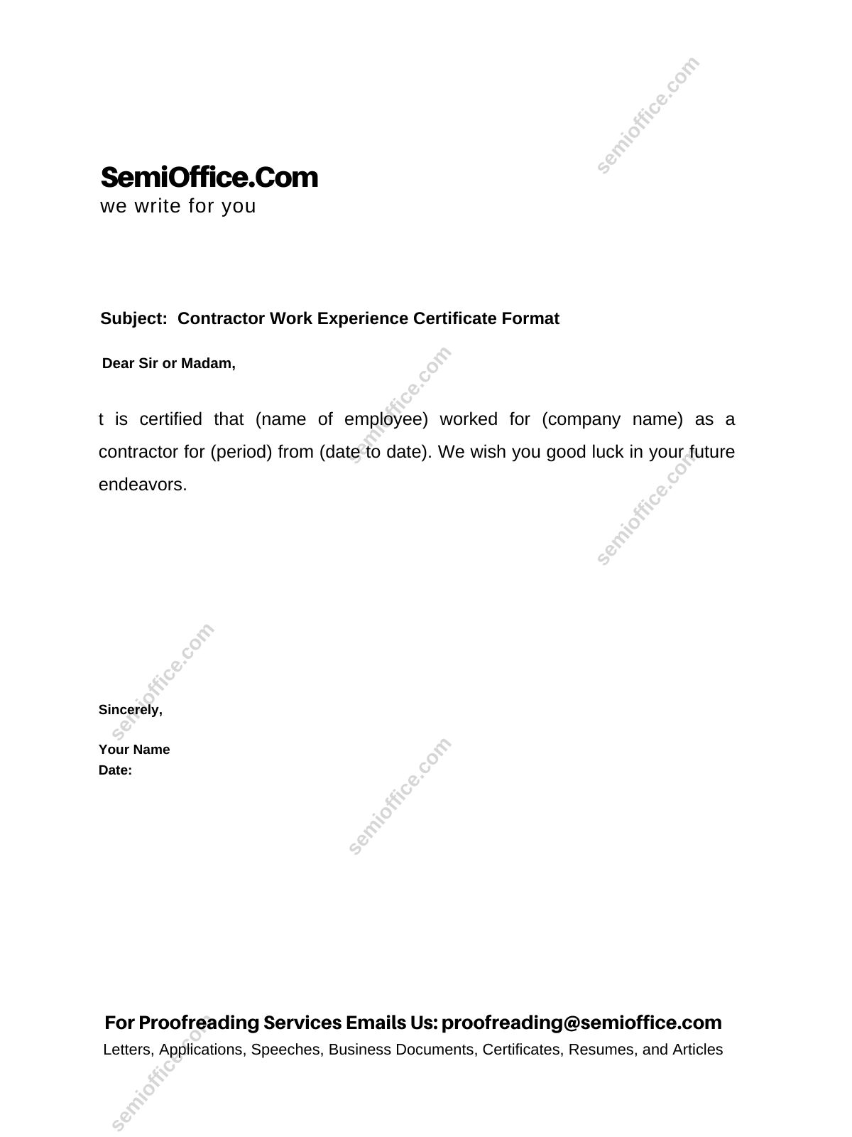 contract-work-experience-certificate-for-employees-workers-staff-semioffice-com