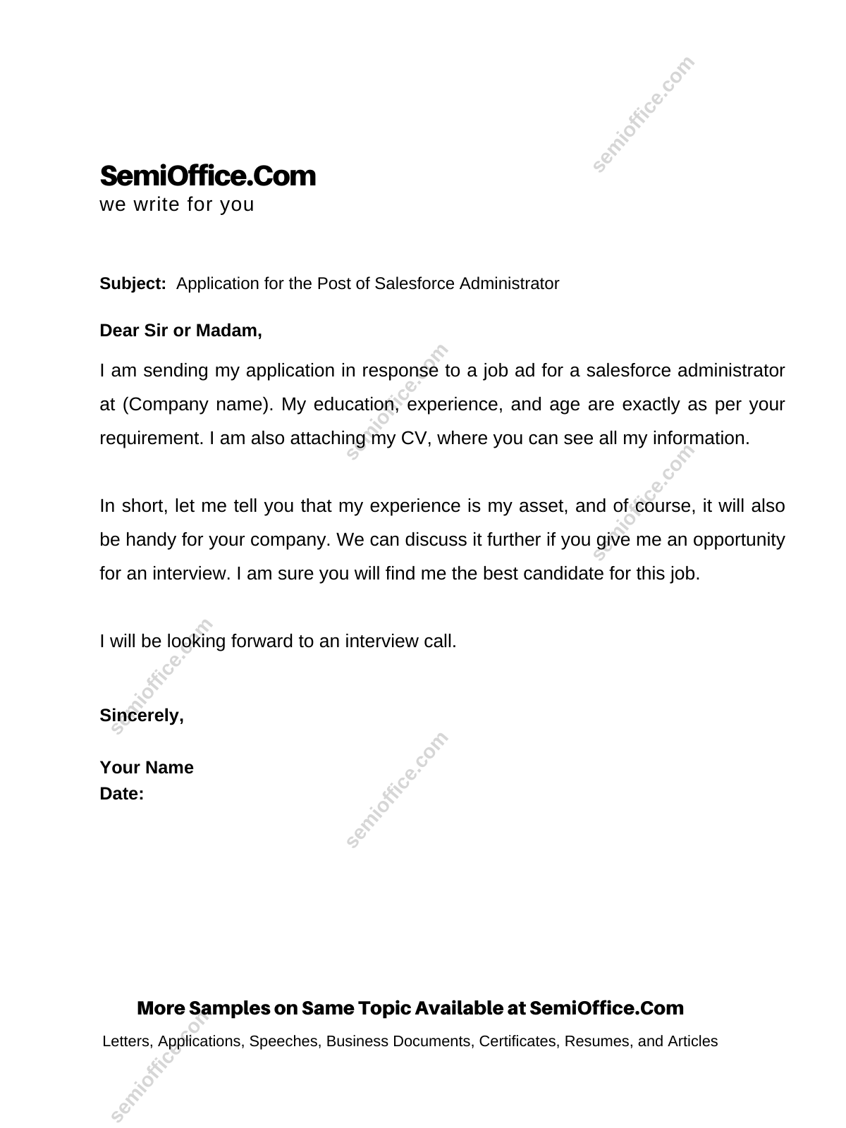 sales team leader cover letter